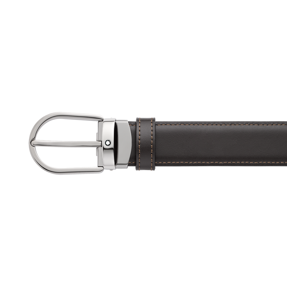 Horseshoe 30&nbsp;mm Reversible Belt in Leather - 1