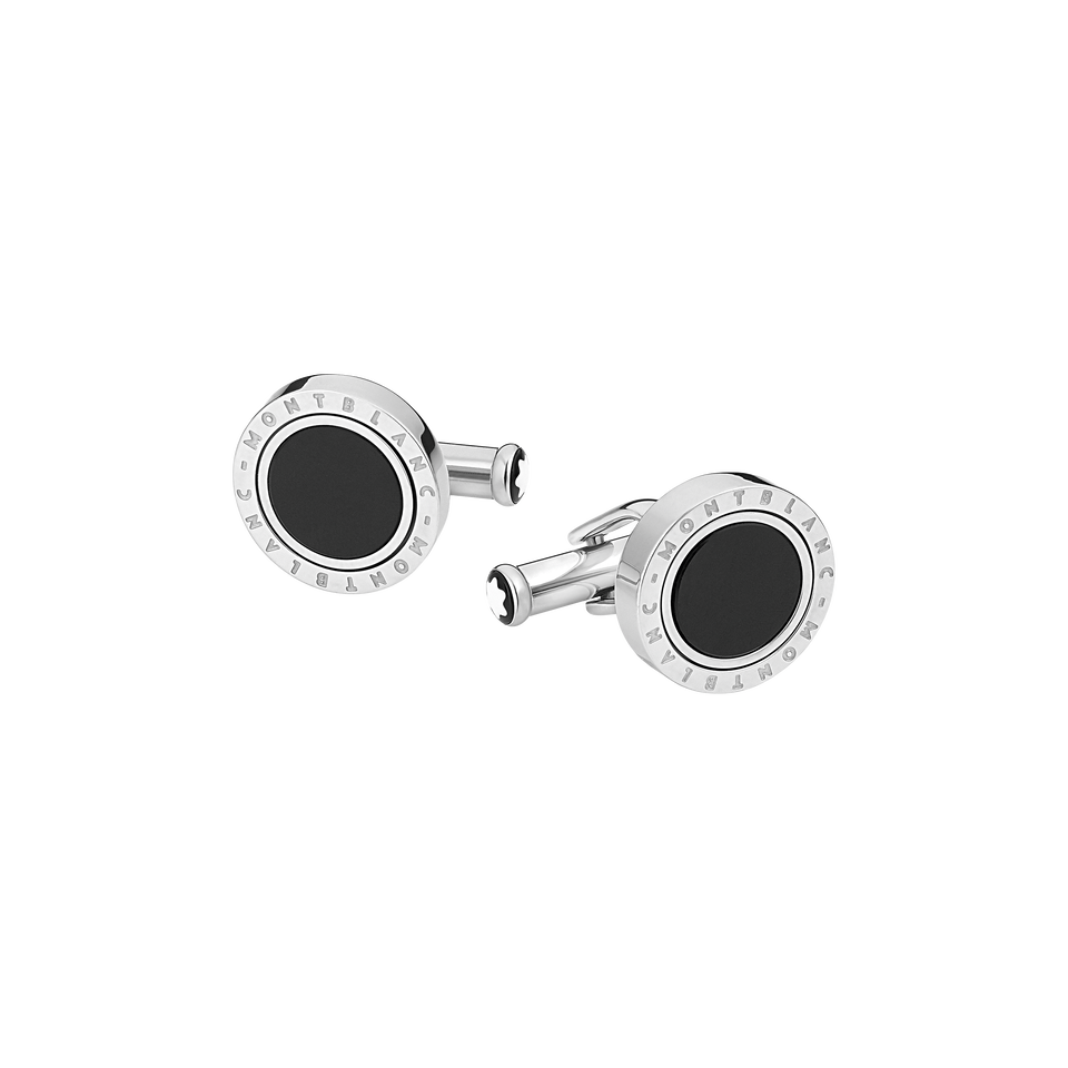 Meisterst&uuml;ck Cufflinks with Onyx Inlay - 1
