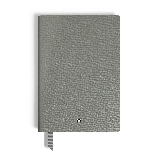 Medium Notebook, Saffiano Leather, Medium Grey – Lined Pages - 2