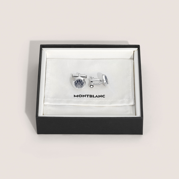 Cufflinks Meisterstück the Origin Collection blue - 5