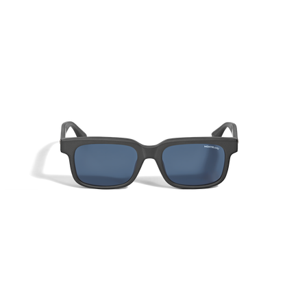 Squared Sunglasses with Black Colured Acetate Frame