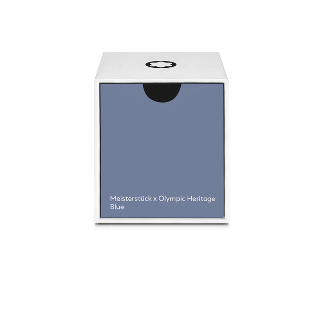 Ink bottle, Meisterst&uuml;ck x Olympic Heritage Chamonix 1924, Blue &ndash; 50&nbsp;ml - 4