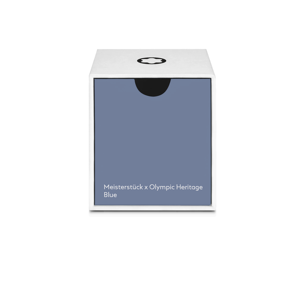 Ink bottle, Meisterst&uuml;ck x Olympic Heritage Chamonix 1924, Blue &ndash; 50&nbsp;ml - 4