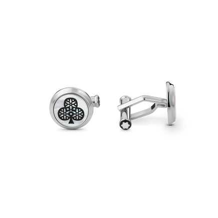 Meisterstück Tribute to the Book Around the World in 80 Days Ace of Club & Ace of Diamond Cufflinks
