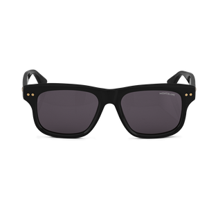 Rectangular Sunglasses with Black Coloured Acetate Frame 
