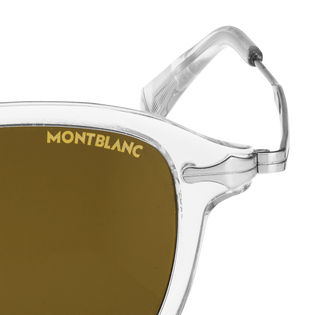 Round sunglasses with Grey Coloured Injected Frame