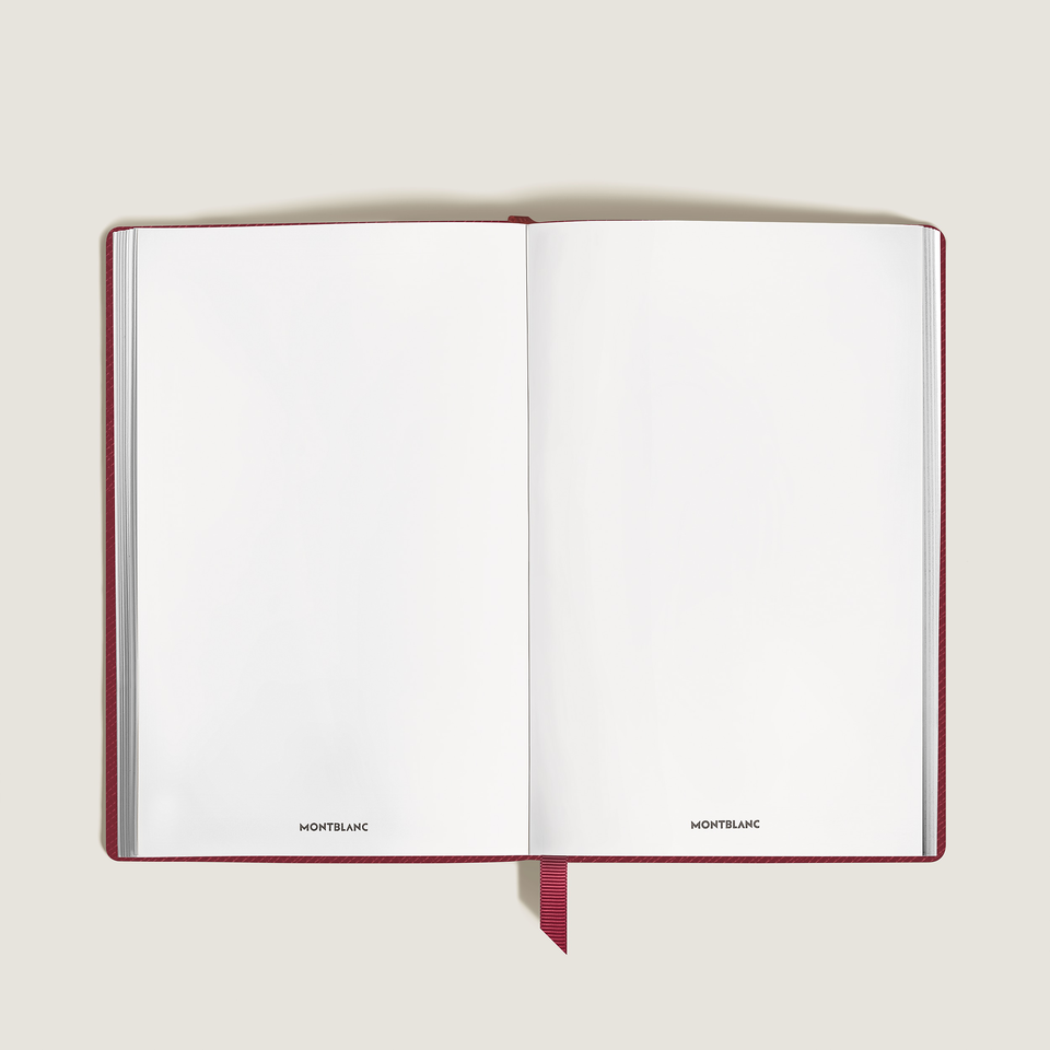 Small Notebook, Saffiano Leather, Red &ndash; Blank Pages - 1