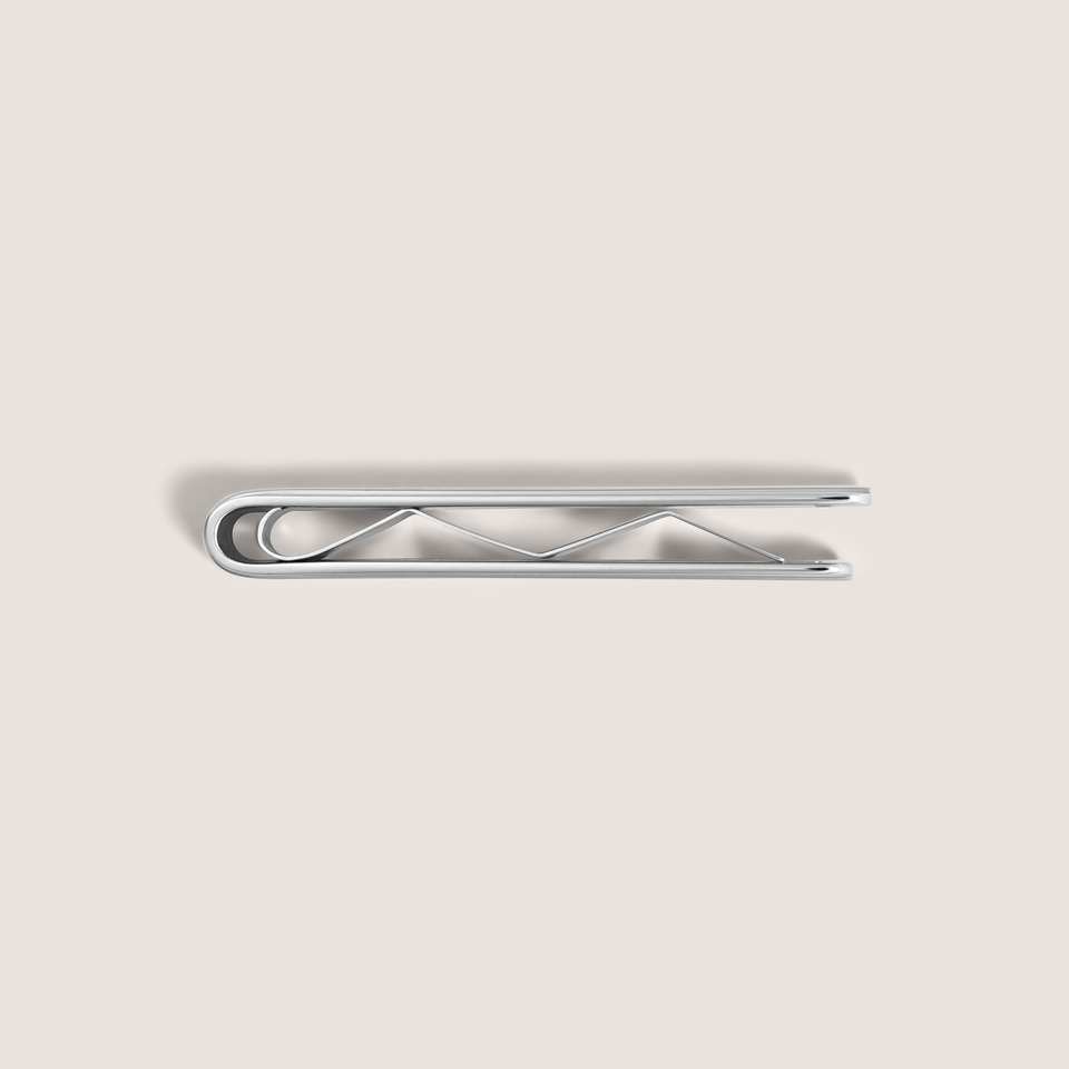 Tie Bar Great Characters Homage to The Great Gatsby in stainless steel - 2