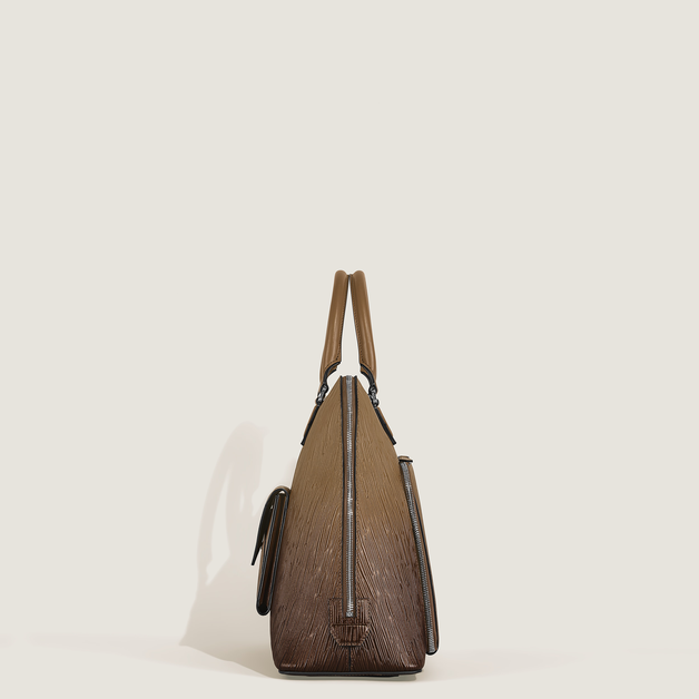 Writing Traveller Handbag with Sfumato Effect - 5
