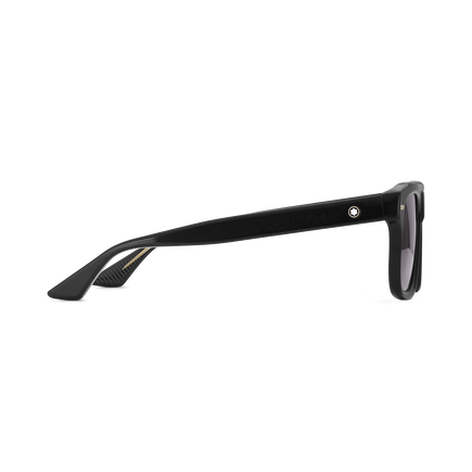 Rectangular Sunglasses with Black Coloured Acetate Frame 
