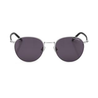 Round sunglasses with Silver Coloured Metal Frame