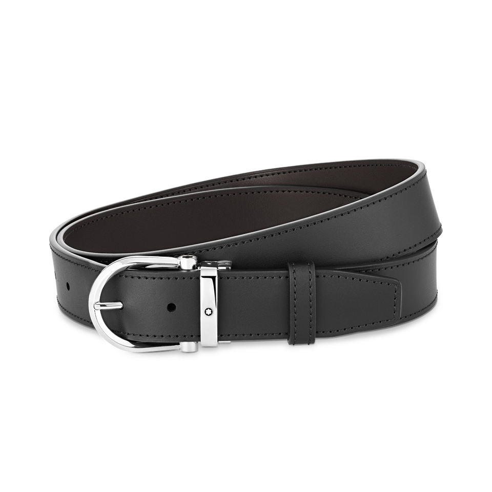 Horseshoe 35&nbsp;mm Reversible Belt in Leather - 3