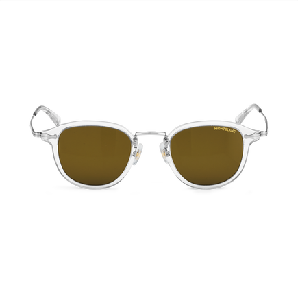 Round sunglasses with Grey Coloured Injected Frame