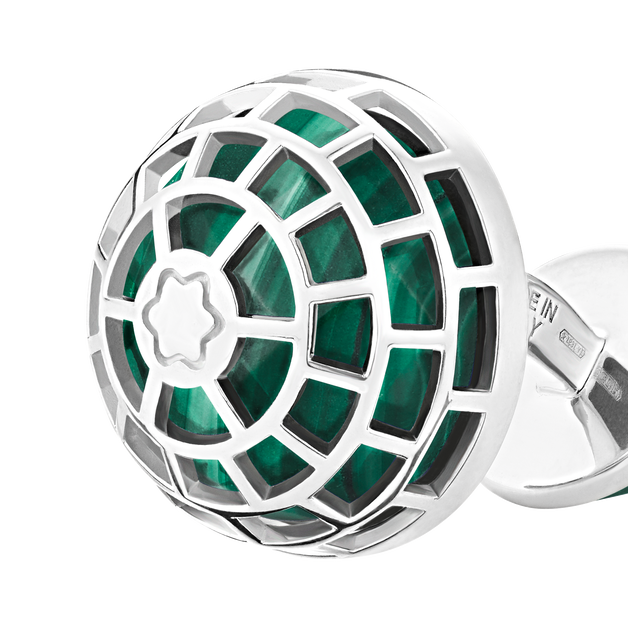 Montblanc Meisterst&uuml;ck Cufflinks with Malachite stone - 2
