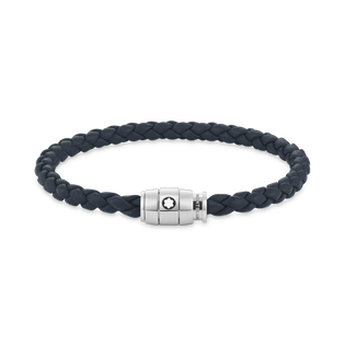 Medium Soft Leather Avio Blue Bracelet