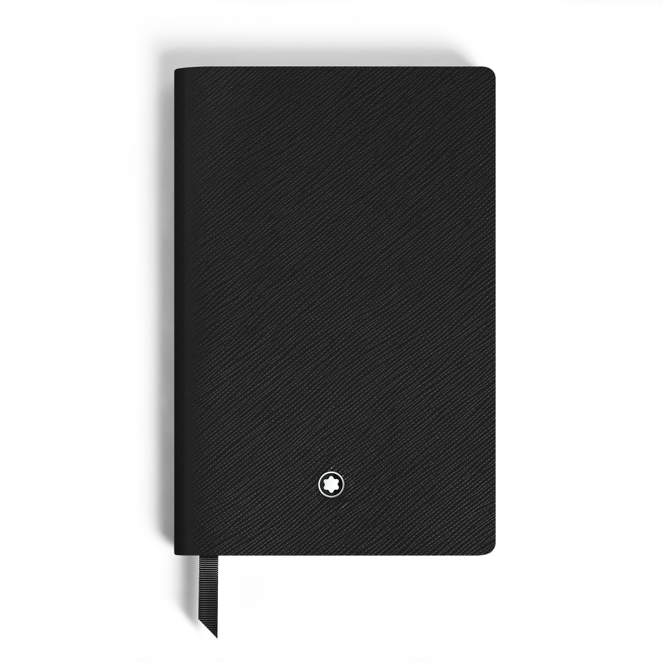 Small Notebook, Black Leather, Black &ndash; Lined Pages - 2
