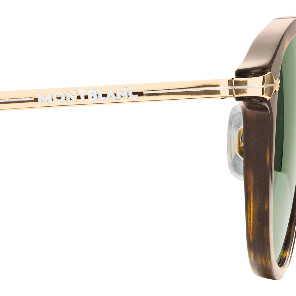 Round sunglasses with Havana Coloured Injected Frame - 4
