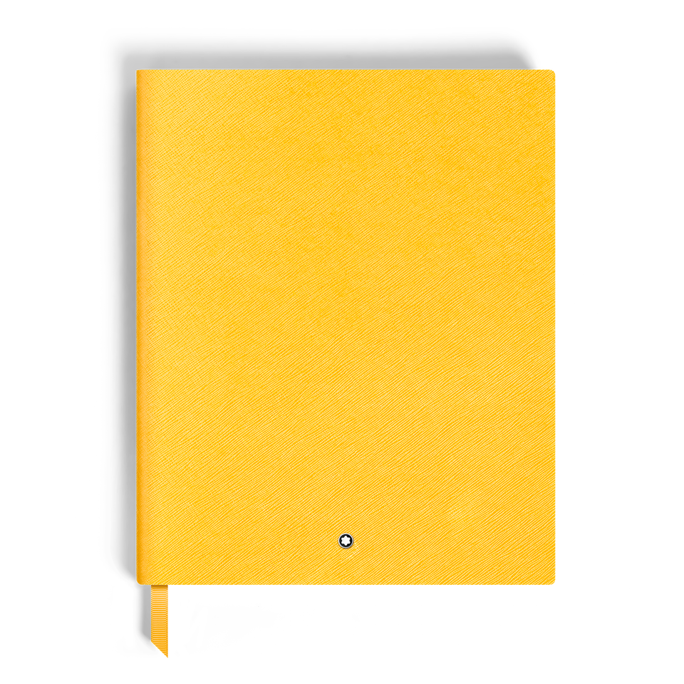 Large Notebook, Saffiano Leather, Modena Yellow &ndash; Lined Pages - 2