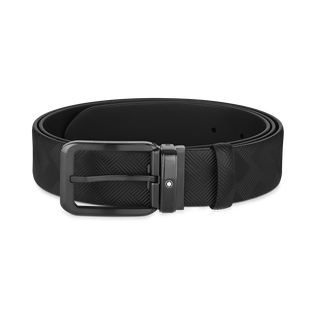 Rectangular 35&nbsp;mm Reversible Belt in Extreme Leather