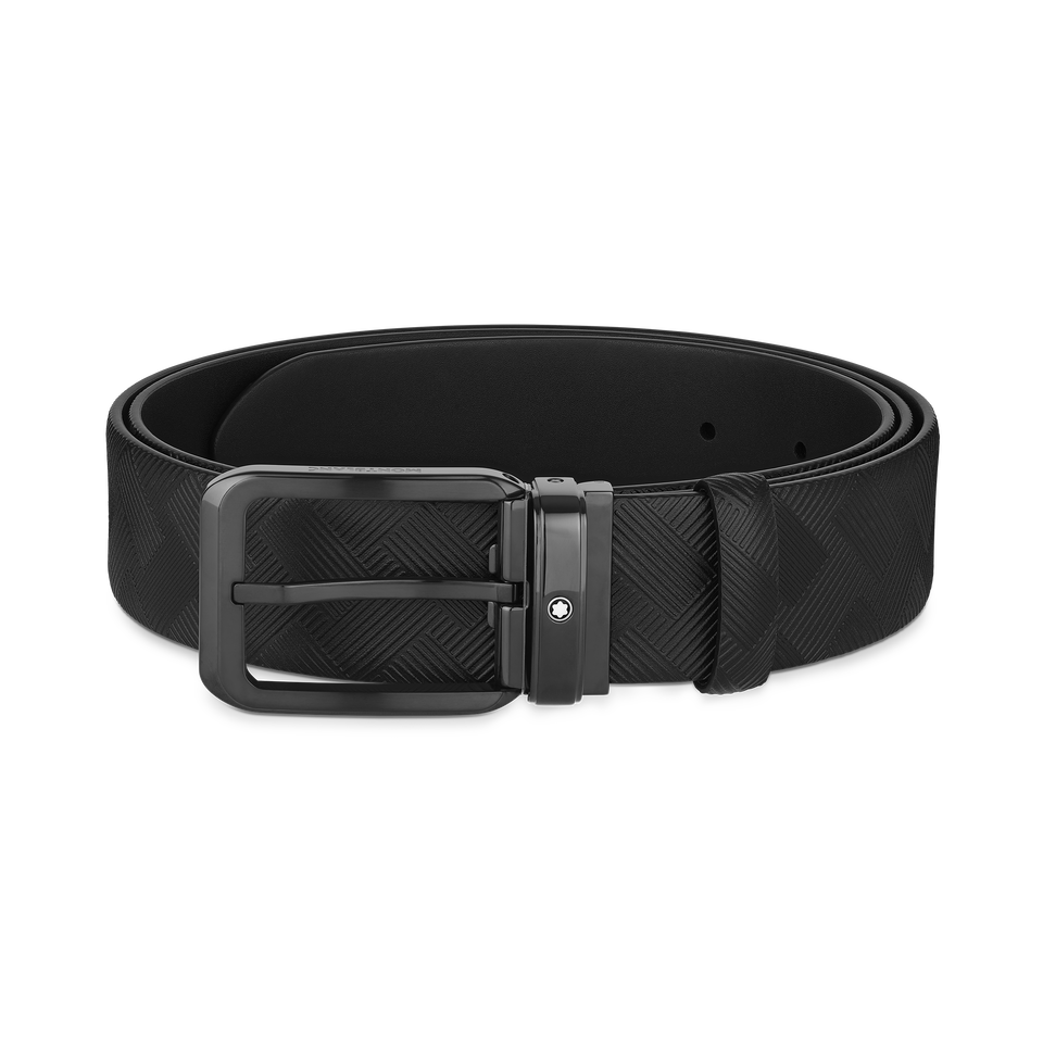 Rectangular 35&nbsp;mm Reversible Belt in Extreme Leather - 1