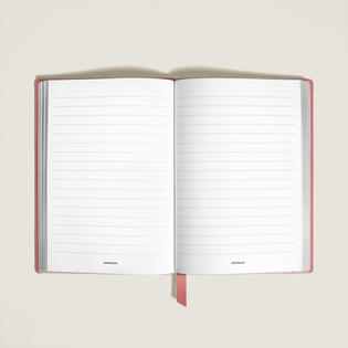 Medium Notebook, Saffiano Leather, Blush &ndash; Lined Pages
