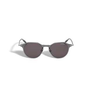 Round Sunglasses with Grey Injection Frame