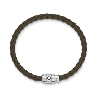 Medium Soft Leather Khaki Bracelet