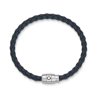 Medium Soft Leather Avio Blue Bracelet