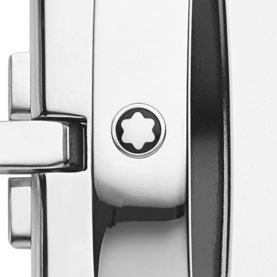 Horseshoe buckle sfumato British green 35mm leather belt - 4