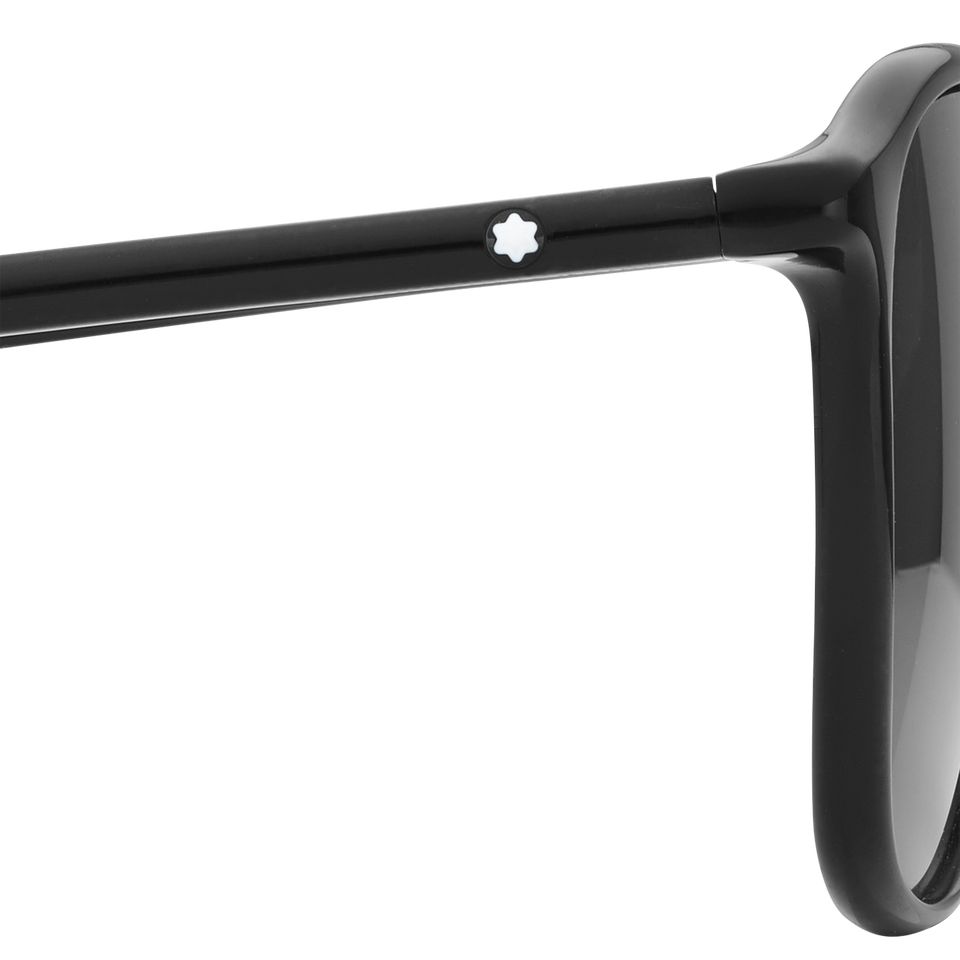 Squared Sunglasses with Black Coloured Acetate Frame - 4