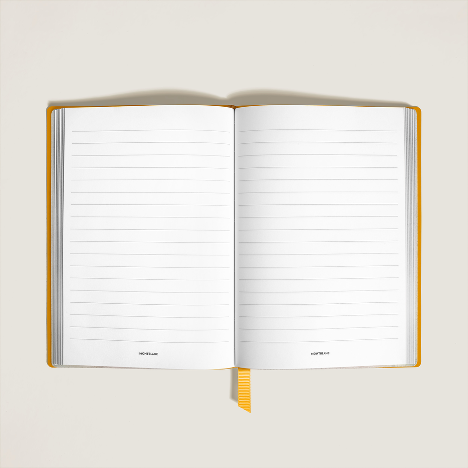 Medium Notebook, Saffiano Leather, Modena Yellow &ndash; Lined Pages - 1