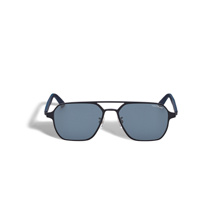 Squared Sunglasses with Black Metal Frame