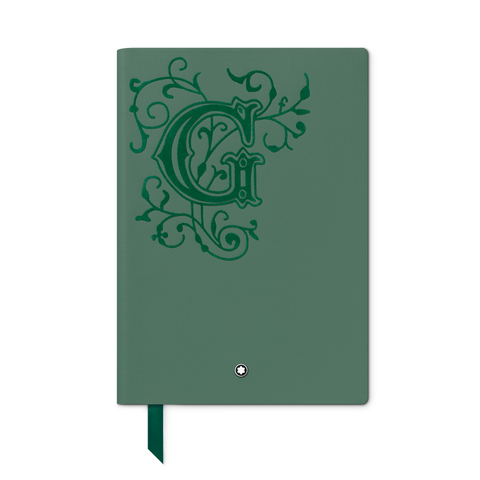 Notebook #146 small, Homage to Brothers Grimm, Green - Lined - 2