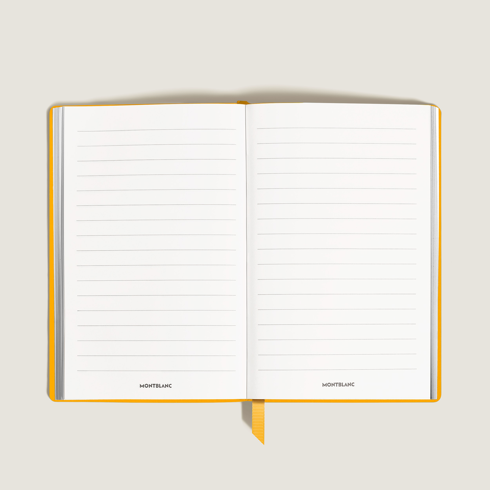 Large Notebook, Saffiano Leather, Modena Yellow &ndash; Lined Pages - 1