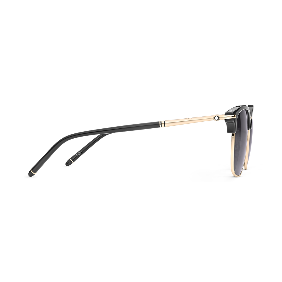 Rectangular Sunglasses with Black Coloured Injected Frame (M) - 3