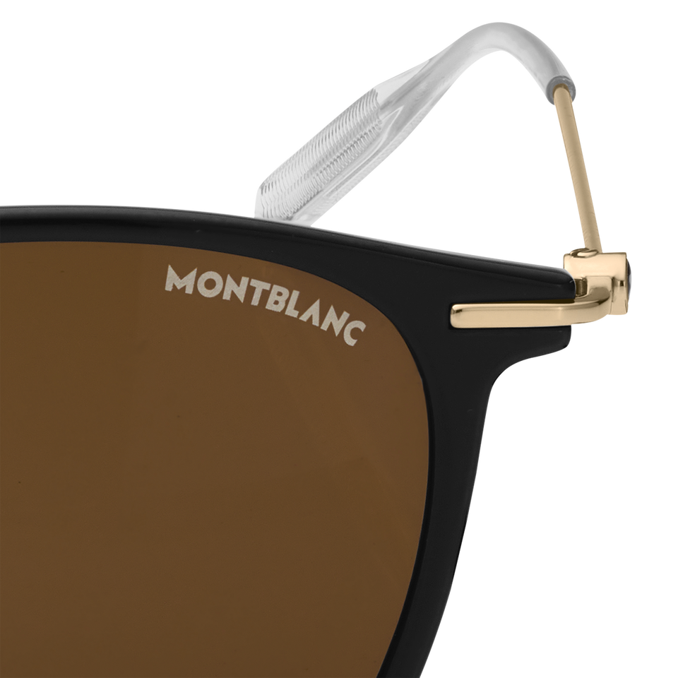 Round Sunglasses with Black Coloured Injected Frame - 3
