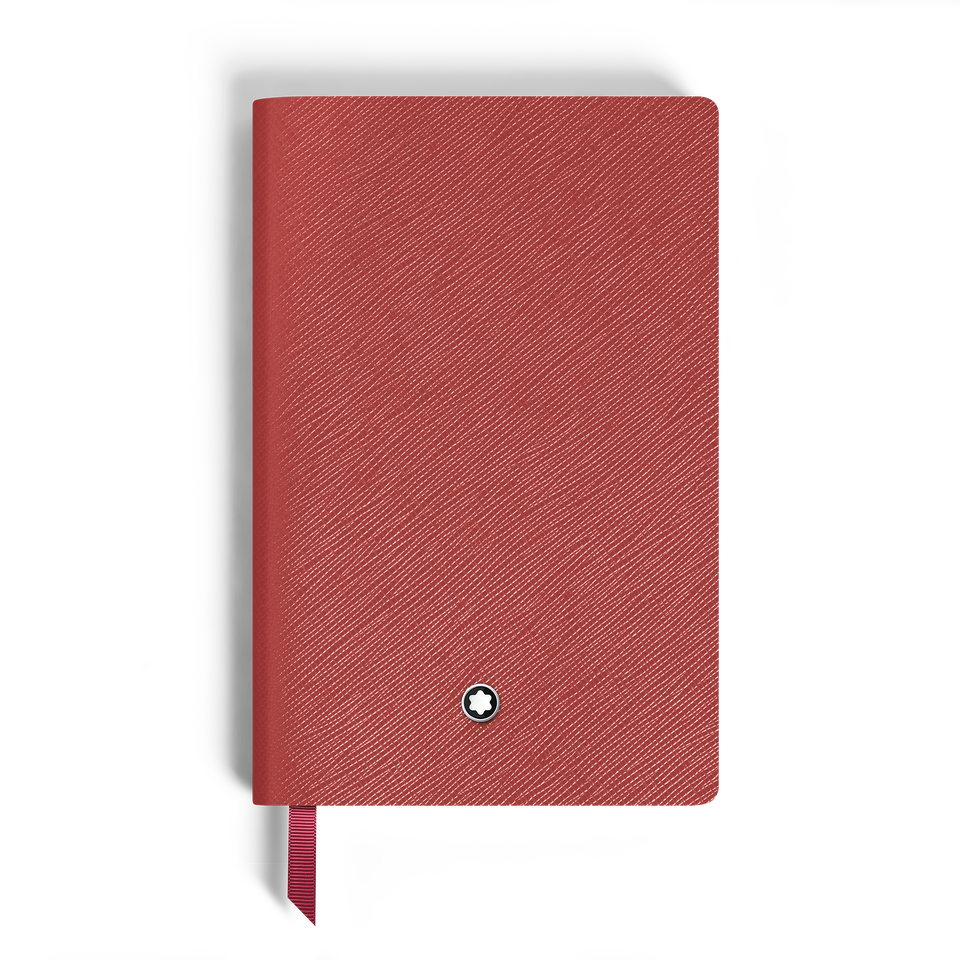 Small Notebook, Brick Red Leather, Red &ndash; Lined Pages - 2