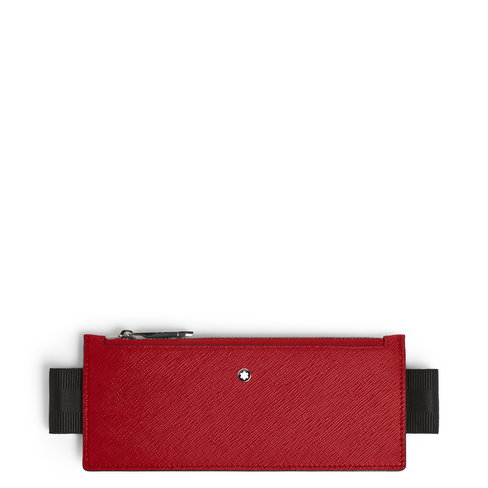 Sartorial 2-Pen Pouch with Zip & Elastic Strap - 1