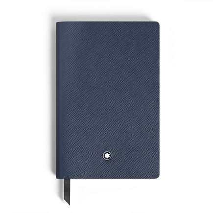 Small Notebook, Ink Blue Leather, Blue – Blank Pages