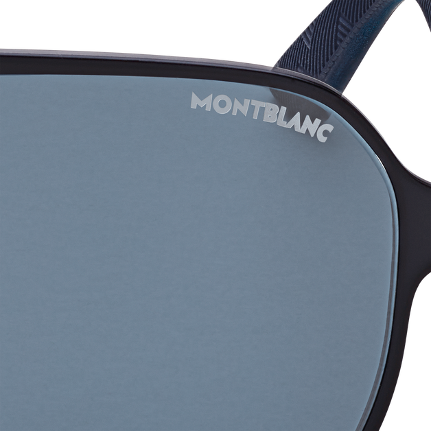 Squared Sunglasses with Black Metal Frame - 3