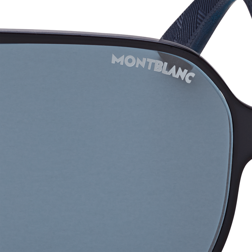 Squared Sunglasses with Black Metal Frame - 3