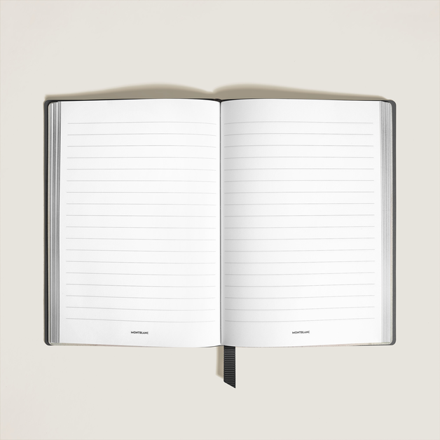 Medium Notebook, Saffiano Leather, Black – Lined Pages - 1