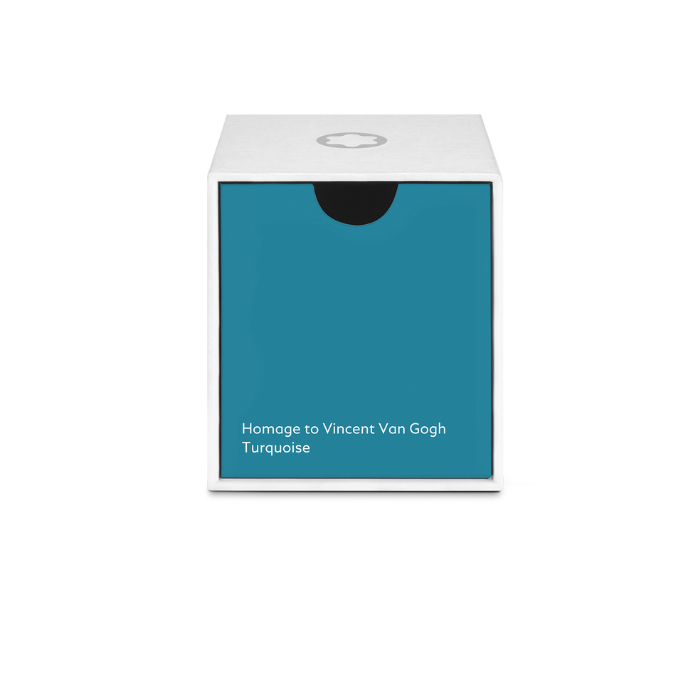 Ink Bottle, Masters of Art Homage to Vincent Van Gogh, Turquoise - 50ml - 4