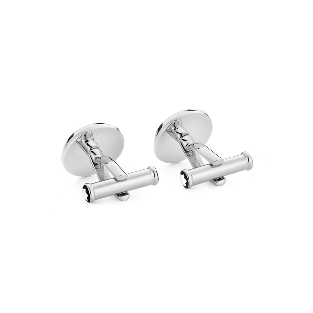 Meisterstück Cufflinks with Carbon-Patterned Inlay - 2
