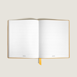 Small Notebook, Saffiano Leather, Modena Yellow &ndash; Lined Pages