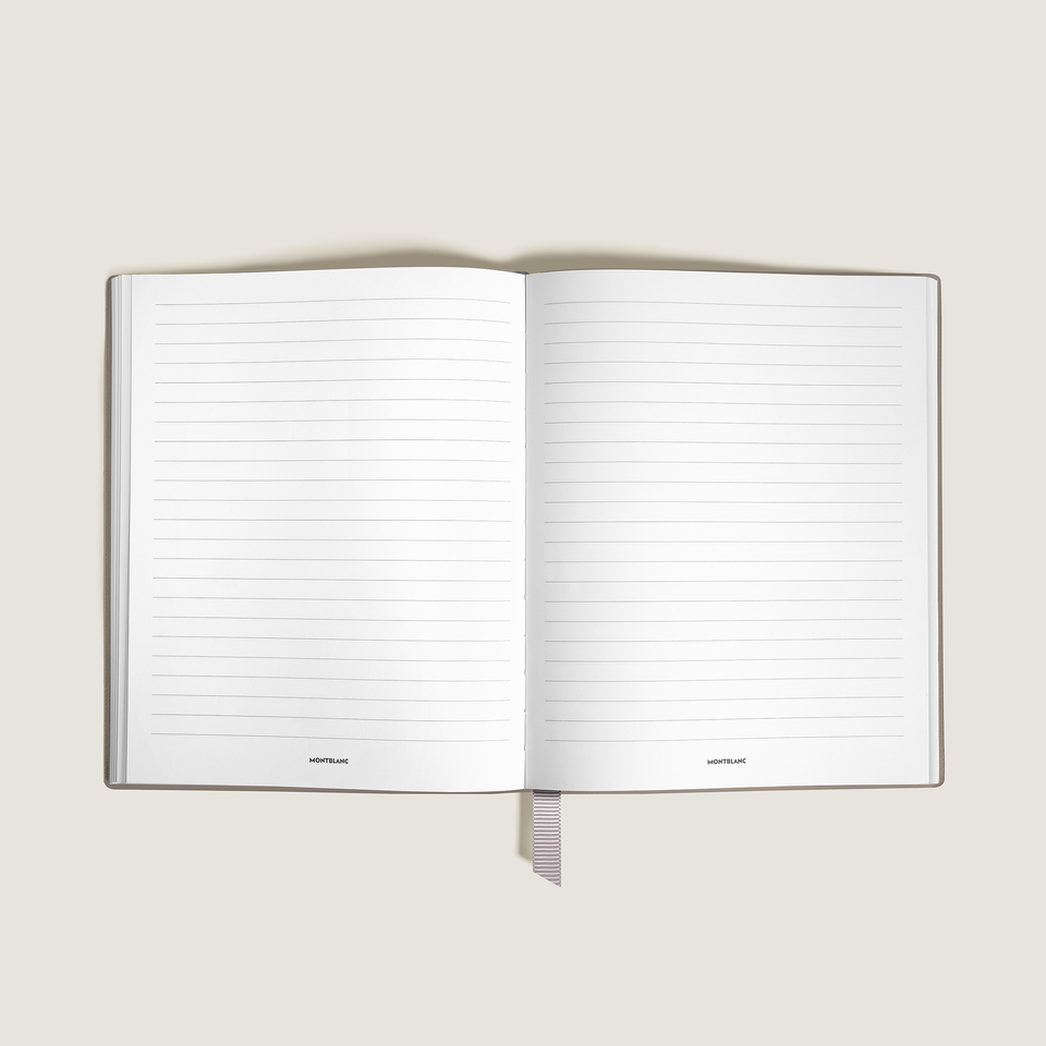 Small Notebook, Saffiano Leather, Cloudy Beige &ndash; Lined Pages - 1
