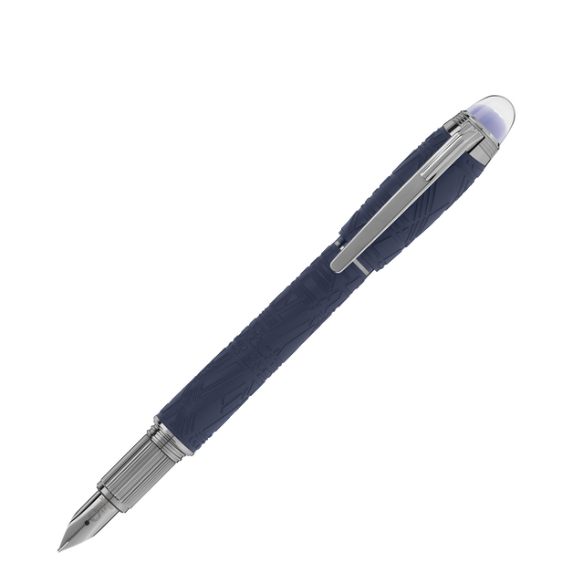 Starwalker SpaceBlue Precious Resin Fountain Pen  - 6