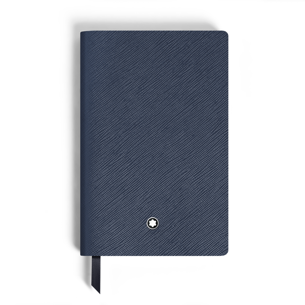 Small Notebook, Saffiano Leather, Blue &ndash; Lined Pages - 2
