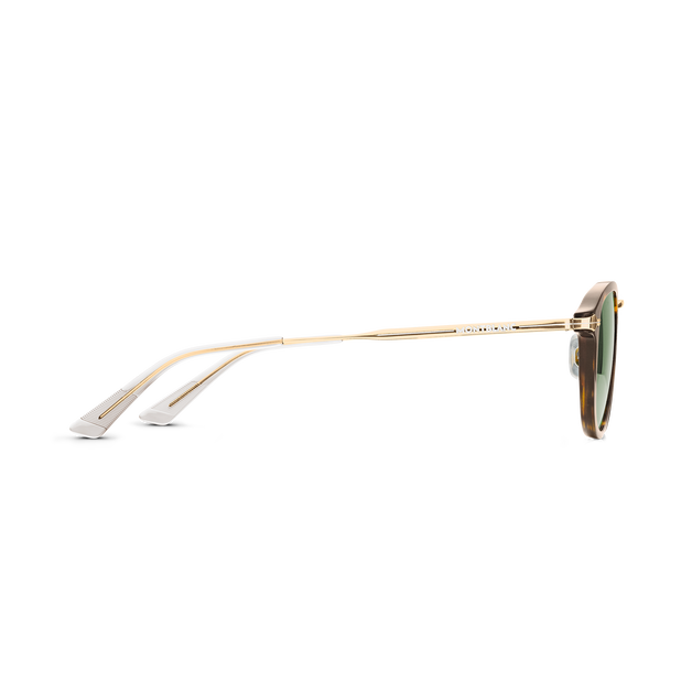 Round sunglasses with Havana Coloured Injected Frame - 2