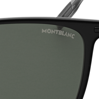 Rectangular Sunglasses with Black Injection Frame 